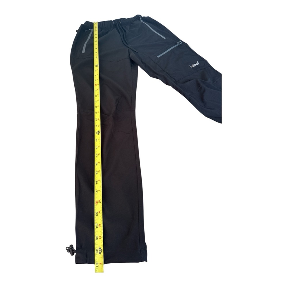Baleaf Women's XS Black Lightweight Hiking Pants Quick Dry Elastic Waist Pockets - Picture 2 of 7